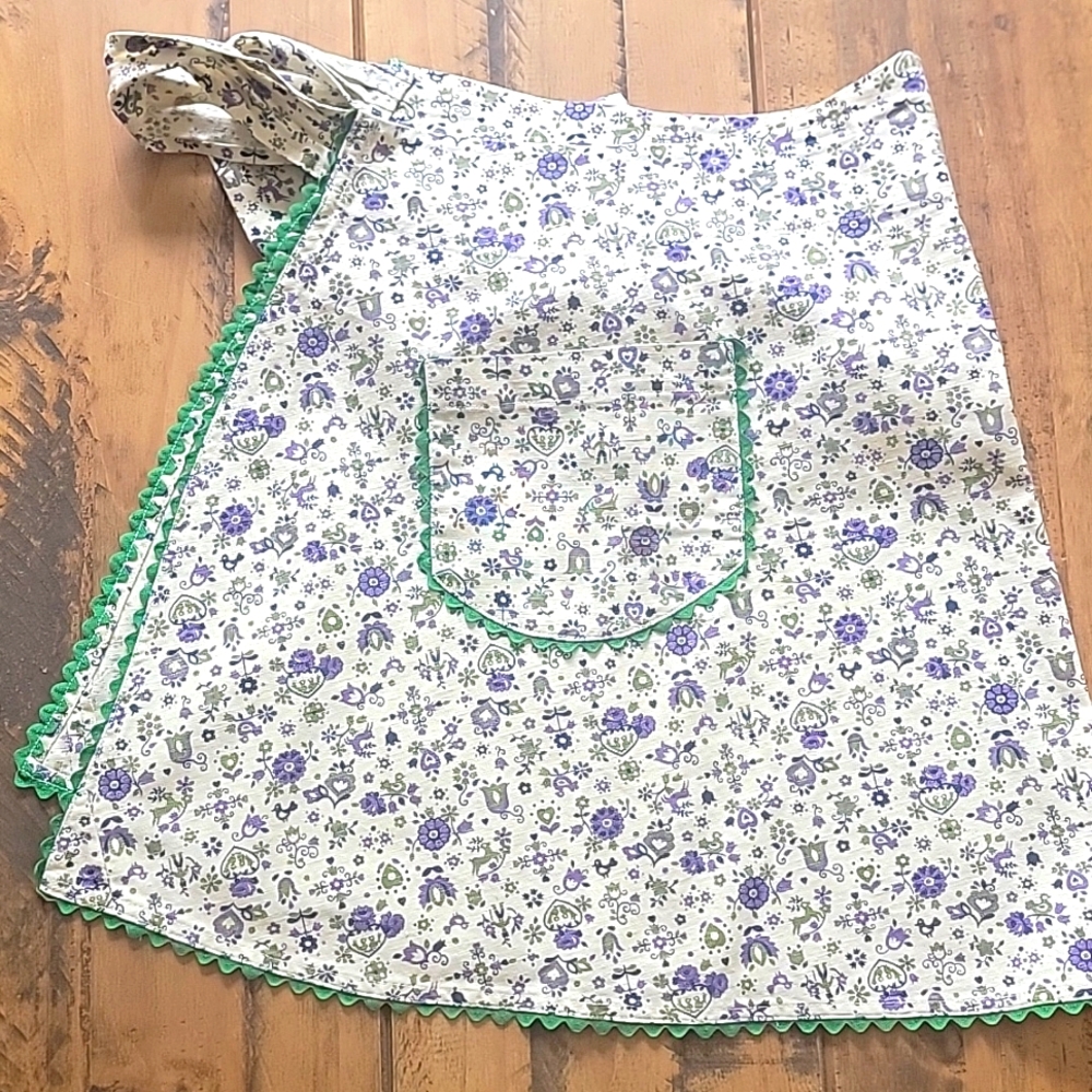 Handmade Floral Apron